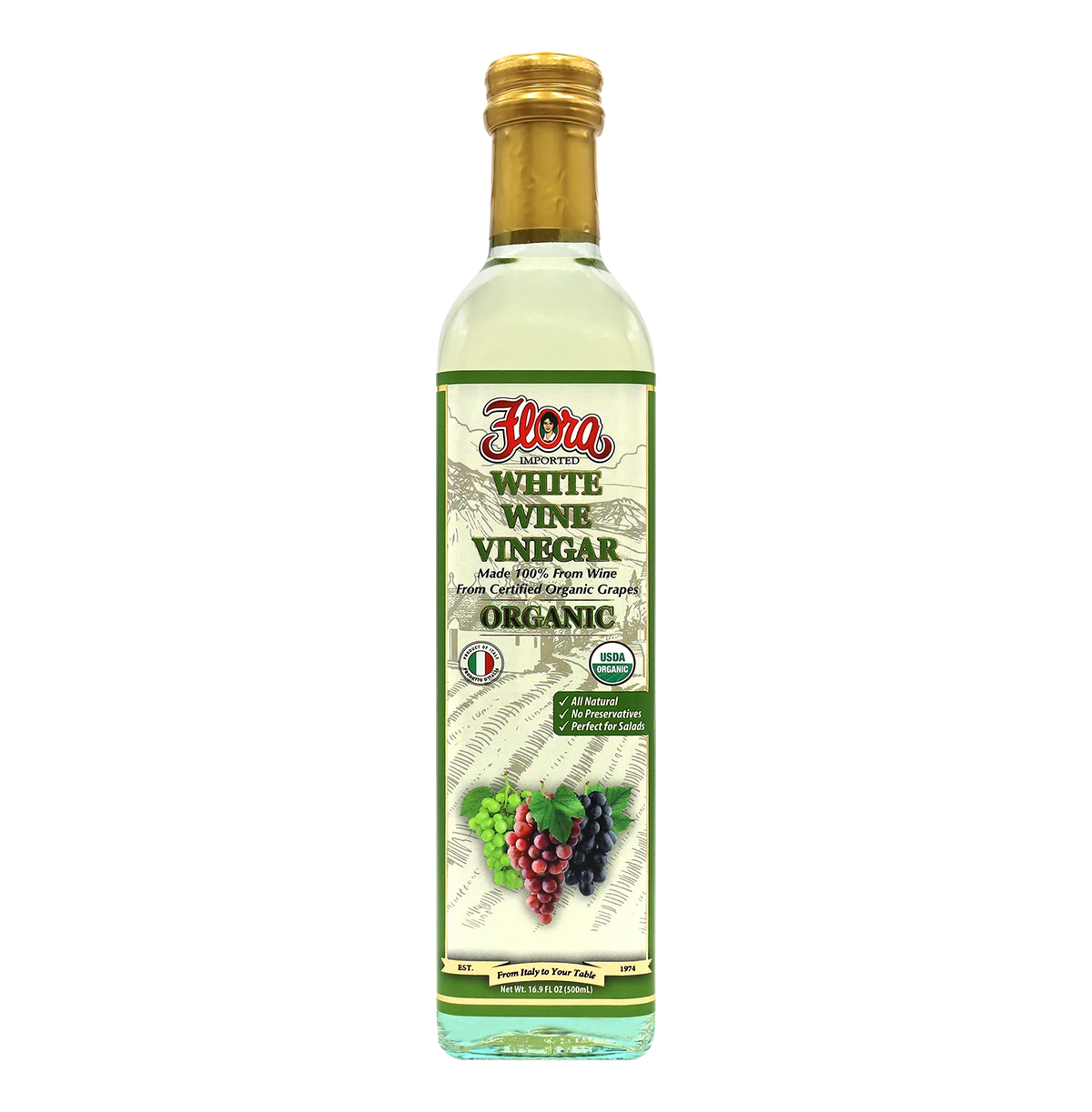 White Wine Vinegar - Organic - 16.9 fl oz