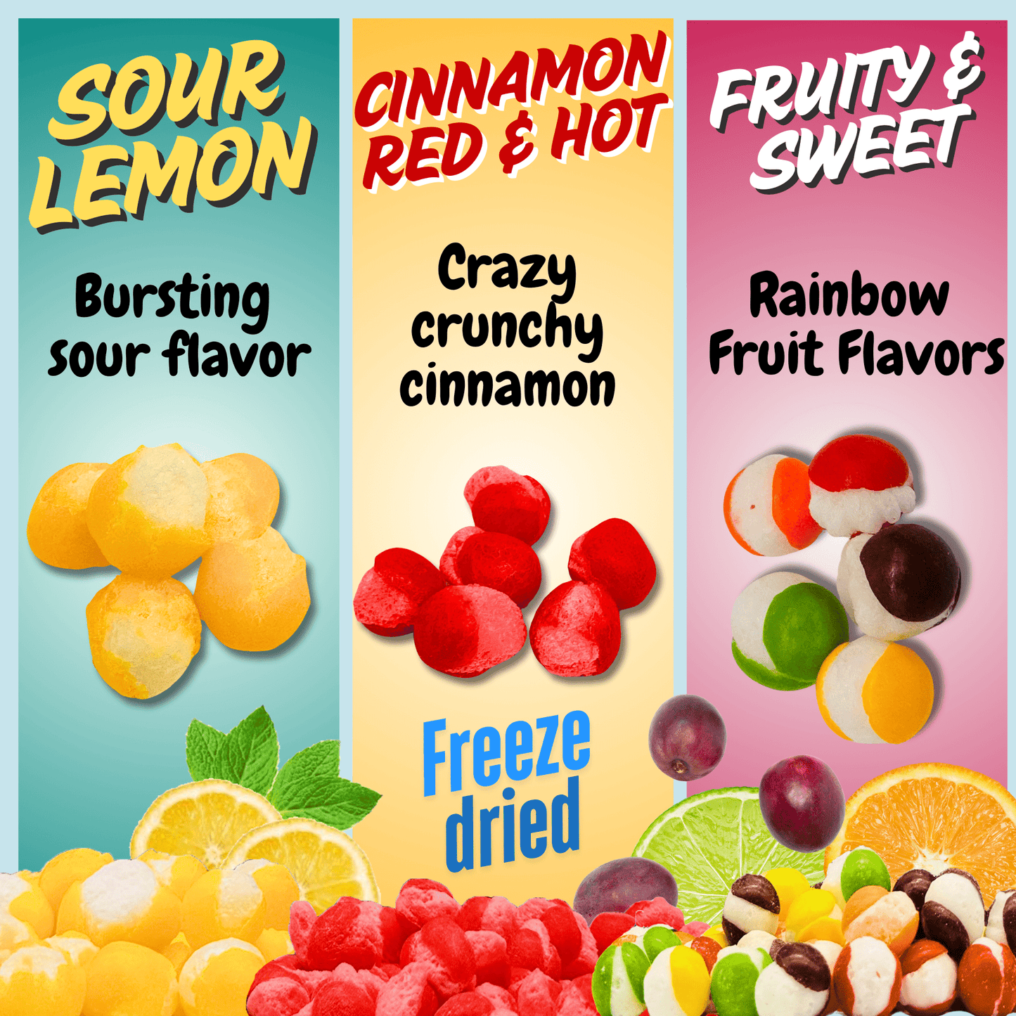 Freeze Dried Candy Trio Pack