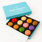 Andy Anand French Macarons, 24-Piece Gift Box – Made Fresh Daily, Assorted Gourmet Flavors, Gluten-Free – Birthday & Holiday Celebration