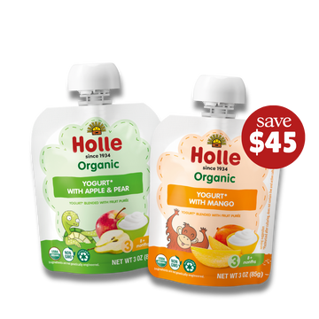 Holle Fresh Flavors Yogurt Pouches Bundle