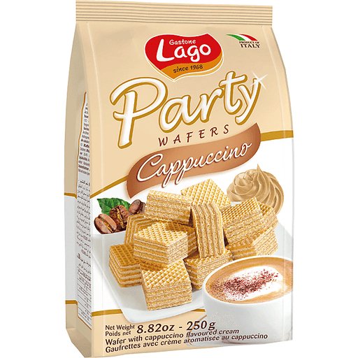 Gastone Lago Cappuccino Wafers Party Bag – 8.82 Oz