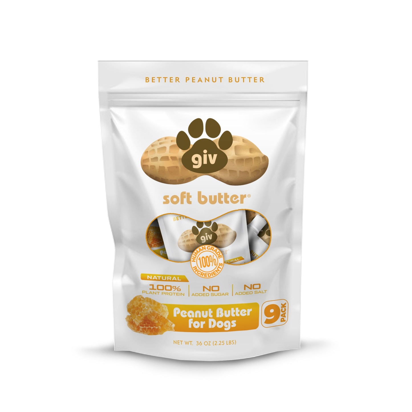 Dog Peanut Butter 4oz (9 Count)
