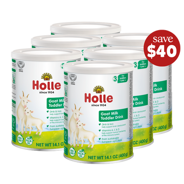 Holle Goat Milk Toddler Drink 6-Tin Bundle
