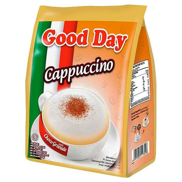 Good Day Instant Cappuccino Coffee 20 Pack – Rich Dark Flavor