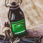 8.5 oz Swing Top Glass Bottle with Stainless Steel Wire Air Tight Leakproof Seal for Vanilla Extract