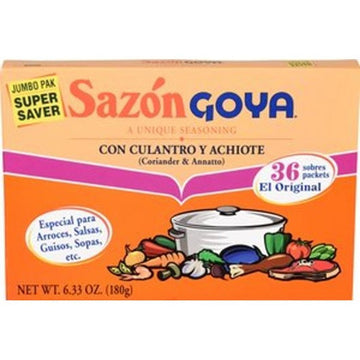 Goya Coriander & Annatto Seasoning Jumbo Pack – 36 Packets