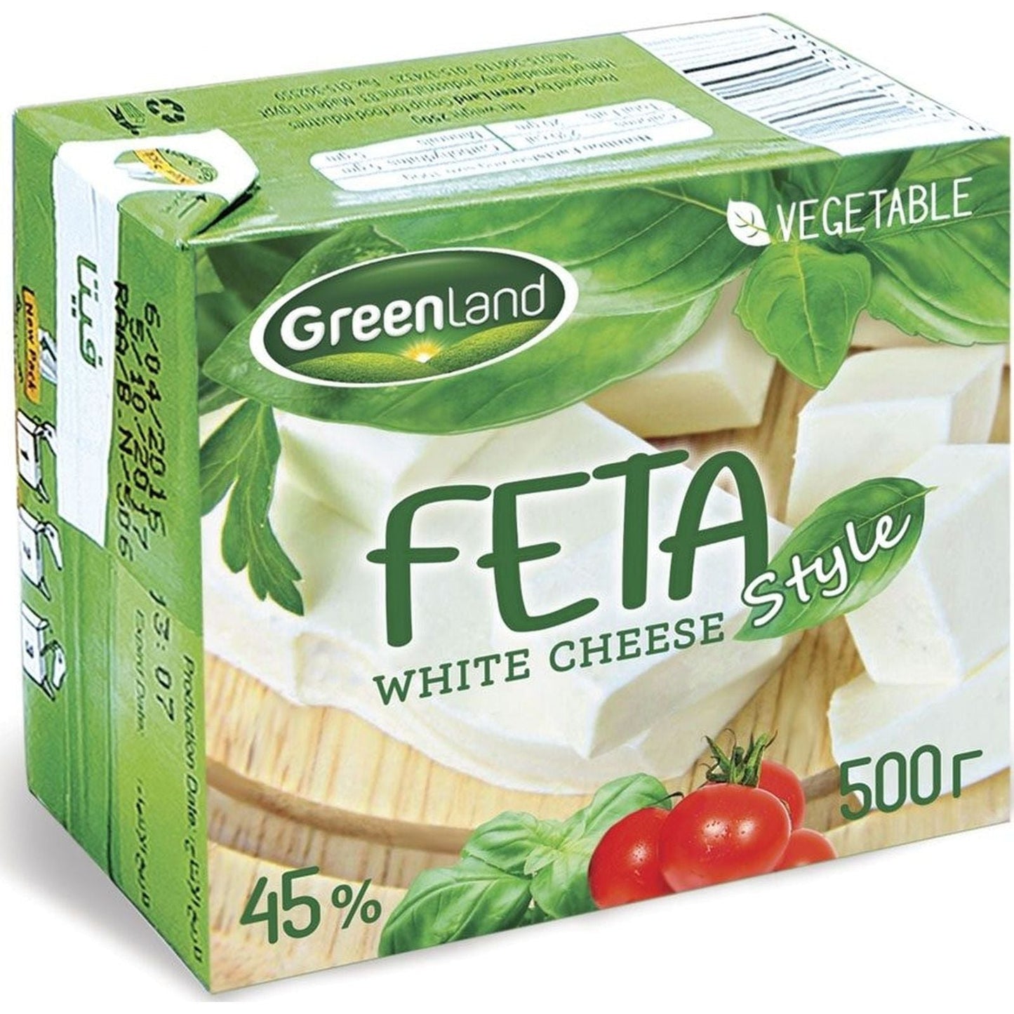 Greenland Feta White Cheese – 500g Tub