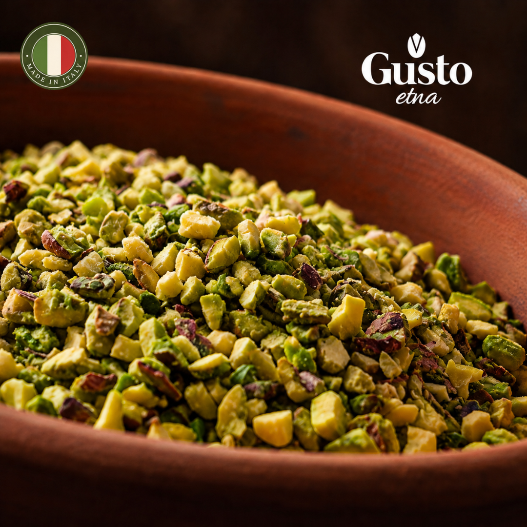 Gusto Etna Roasted Chopped Pistachios – 1kg / 2.2 lb Bulk