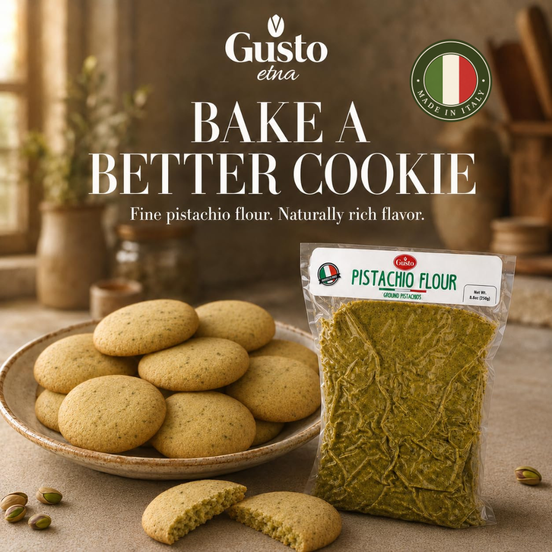Gusto Etna Sicilian Pistachio Flour – 250g / 8.8 oz
