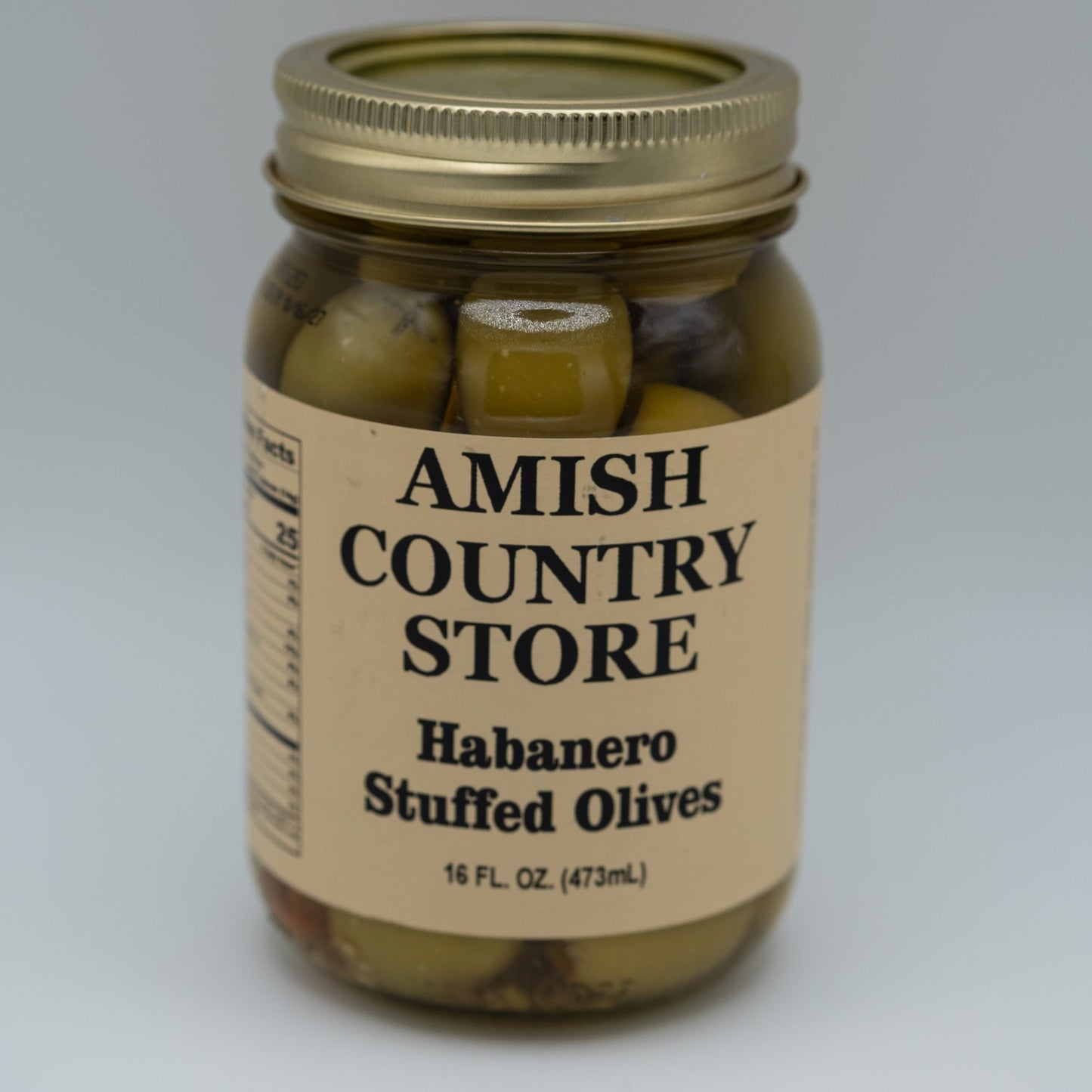 Habanero Stuffed Olives | Fiery Pantry Favorite | 16 oz.