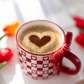 Bowknot Heart Ceramic Mug with Dots Pattern – Romantic Coffee & Tea Cup for Gifts