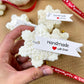 Snowflake Candle – Handmade Winter Holiday & Christmas Soy Candle for Home Decor & Gifts