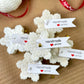 Snowflake Candle – Handmade Winter Holiday & Christmas Soy Candle for Home Decor & Gifts