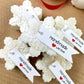 Snowflake Candle – Handmade Winter Holiday & Christmas Soy Candle for Home Decor & Gifts