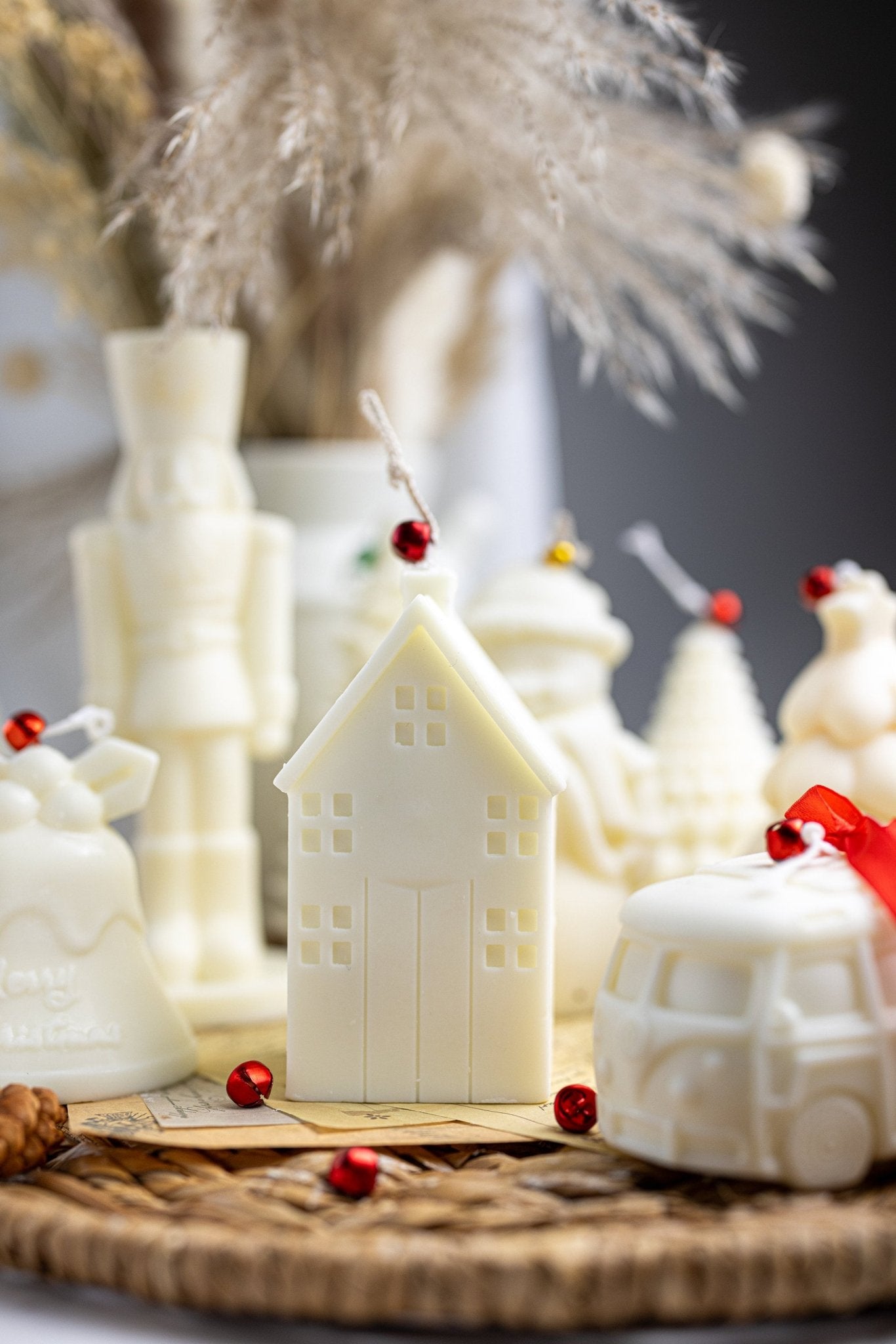 Festive Holiday Candle Set: Christmas Tree, Snowman, Nutcracker & More