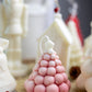 Large Bubble Christmas Tree Candle – Handmade Soy Wax Holiday Candle for Christmas Decor & Gifts
