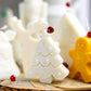 Small Christmas Tree Candle – Handmade Soy Wax Holiday Candle for Christmas Decor & Gifts