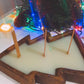 Large Christmas Tree Wooden Dough Bowl Scented Candle – Handcrafted Soy Wax Holiday Decor & Gift