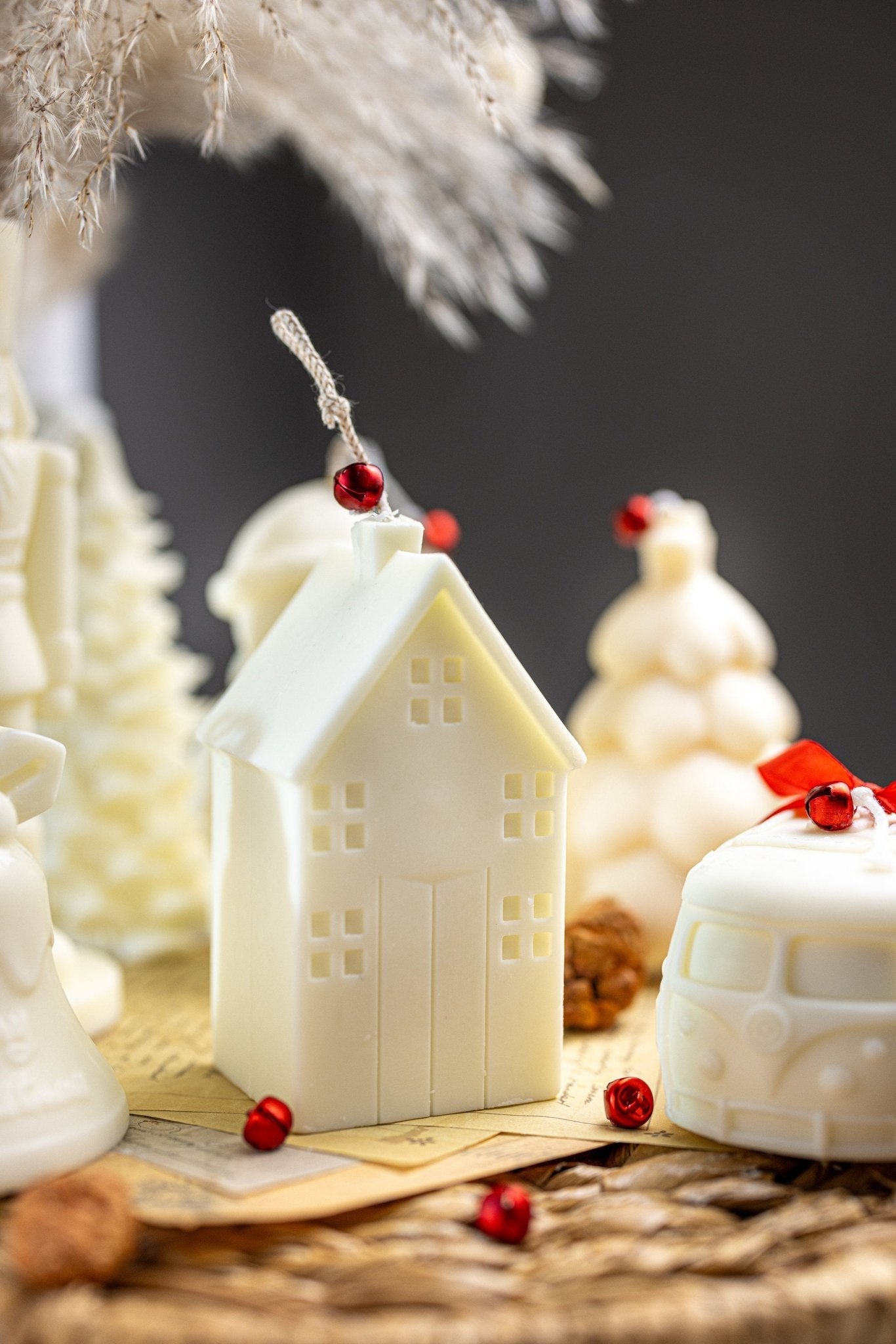 Festive Holiday Candle Set: Christmas Tree, Snowman, Nutcracker & More