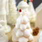 Snow-Capped Christmas Tree Candle – Handmade Soy Candle for Gifts & Home Decor