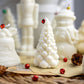Handmade Bubble Christmas Tree Soy Candle - Festive Home Decor & Gift