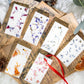Botanical Wax Sachet Set - Floral Scented Air Fresheners - Valentine's Day Gift