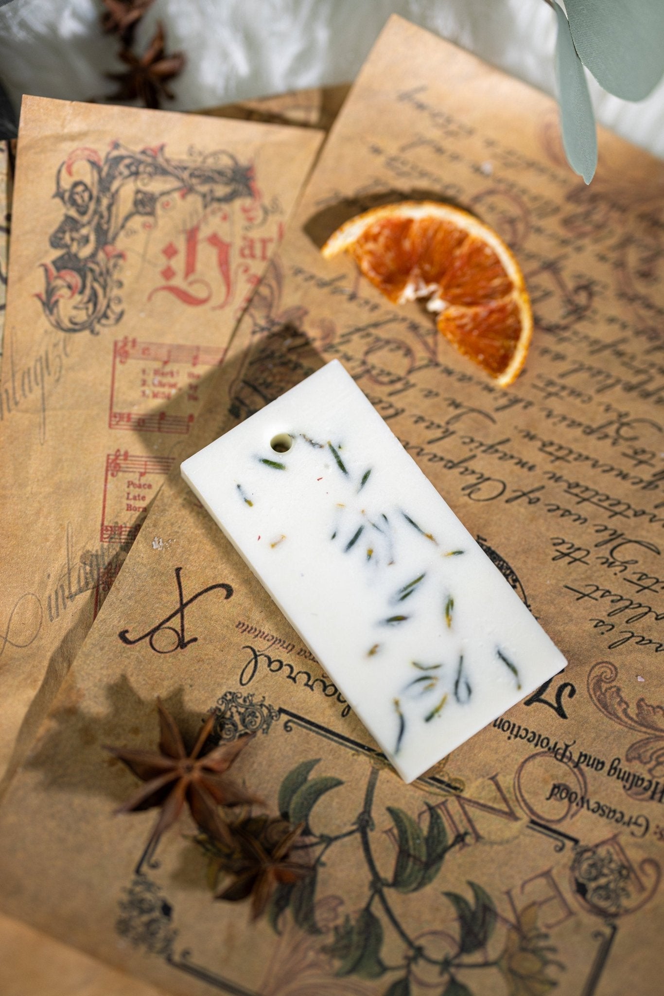Botanical Wax Sachet Set - Floral Scented Air Fresheners - Valentine's Day Gift