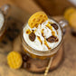 Cappuccino Candle in Espresso Cup – Scented Coffee Shop Soy Wax Candle, Handmade Aromatic Candle