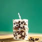 Handcrafted Coffee Bean Pillar Candle – Real Coffee Beans, Scented Soy Wax, Aromatherapy Home Decor