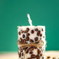 Handcrafted Coffee Bean Pillar Candle – Real Coffee Beans, Scented Soy Wax, Aromatherapy Home Decor