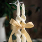 Twisted Spiral Taper Candle – Wedding, Dinner Table, Soy Wax Candle, Any Color
