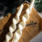 Twisted Spiral Taper Candle – Wedding, Dinner Table, Soy Wax Candle, Any Color