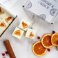 Orange & Cranberry Wax Melts – Highly Scented Soy Wax Cubes, 100% Natural, Long-Lasting Fragrance