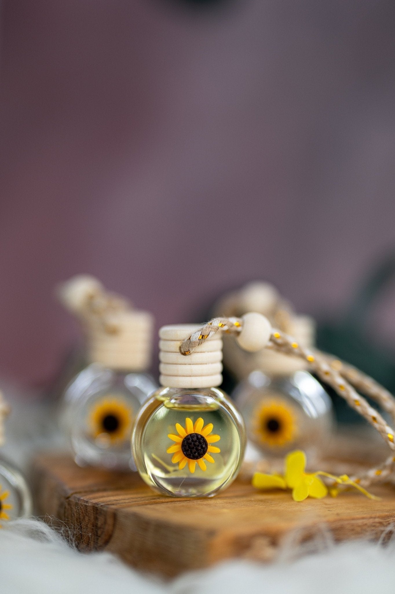 Luxury SunFlower Car Diffuser - Cute Flower Design Air Freshener for Women