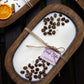 Coffee Lover Gift - Handcrafted Coffee Scented Candle with Real Beans - Farmhouse Decor