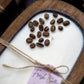 Coffee Lover Gift - Handcrafted Coffee Scented Candle with Real Beans - Farmhouse Decor