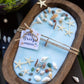 Handcrafted Seashell & Starfish Soy Wax Candle | Farmhouse Summer Decor | Triple Wooden Wicks