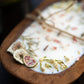 Fruit & Flowers Wood Dough Bowl Candle | Farmhouse Decor | 3 Wood Wick Candle | Gift for Her
