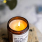 Morning Coffee Soy Wax Candle | Coffee Scented Amber Jar | Hand-Poured Gift for Coffee Lovers