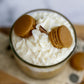 Espresso Macaron Candle – Whipped Soy Dessert Candle – Chocolate & Coffee Scented Gift for Her