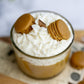 Espresso Macaron Candle – Whipped Soy Dessert Candle – Chocolate & Coffee Scented Gift for Her