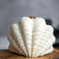 Clam Shell Soy Candle - Stylish Pillar Vegan Gift