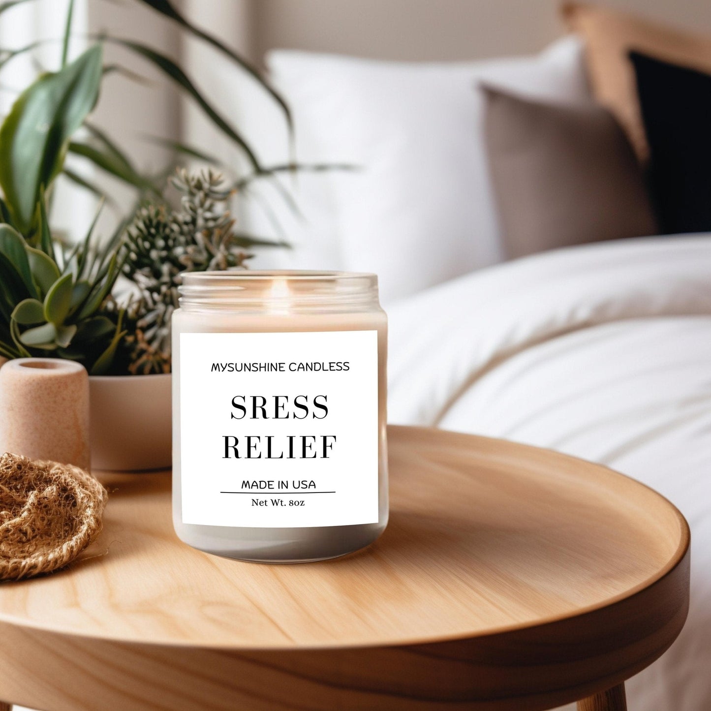 Eucalyptus Lavender Soy Candle | Aromatherapy Self-Care Gift
