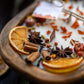 Large Wooden Fall Candle/Autumn Season/Pumpkin Orange Decoration/Pumpkin Pie/Fall Home Decor