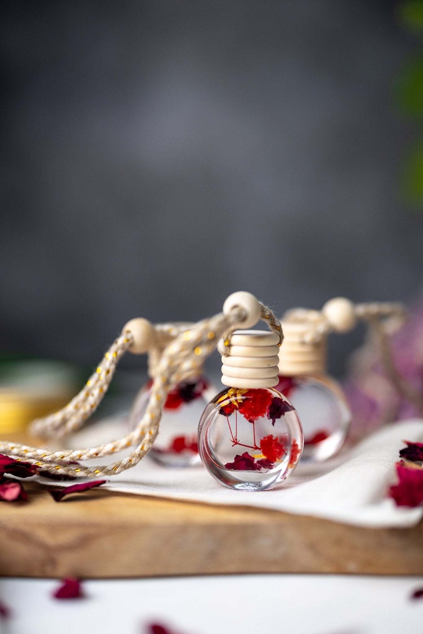 Flowers & Crystals Car Diffuser – Cute Car Accessory for Women – Mother’s Day Gift