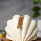 Clam Shell Soy Candle - Stylish Pillar Vegan Gift