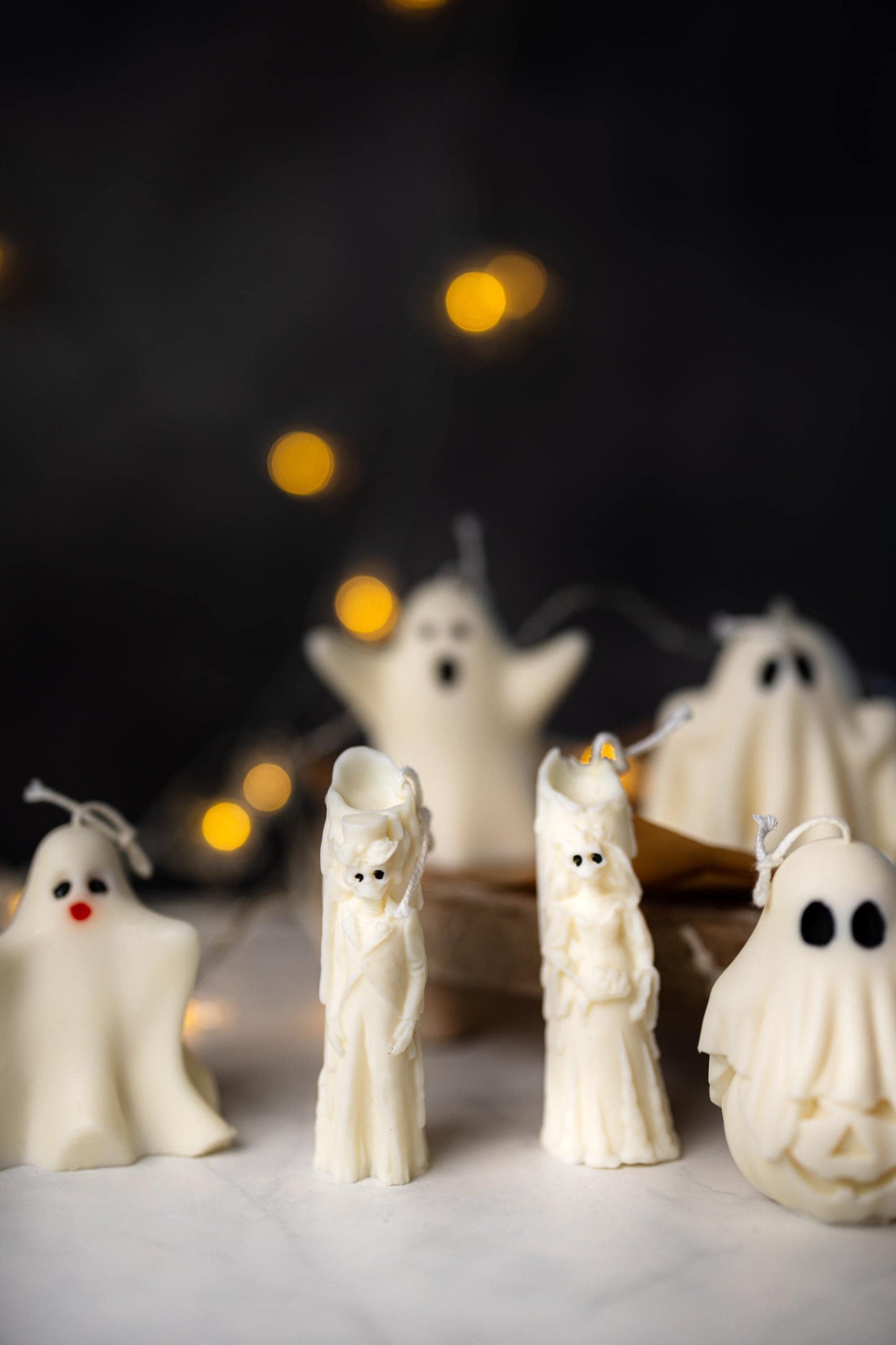 Ghost Candles – Spooky Halloween & Autumn Decor