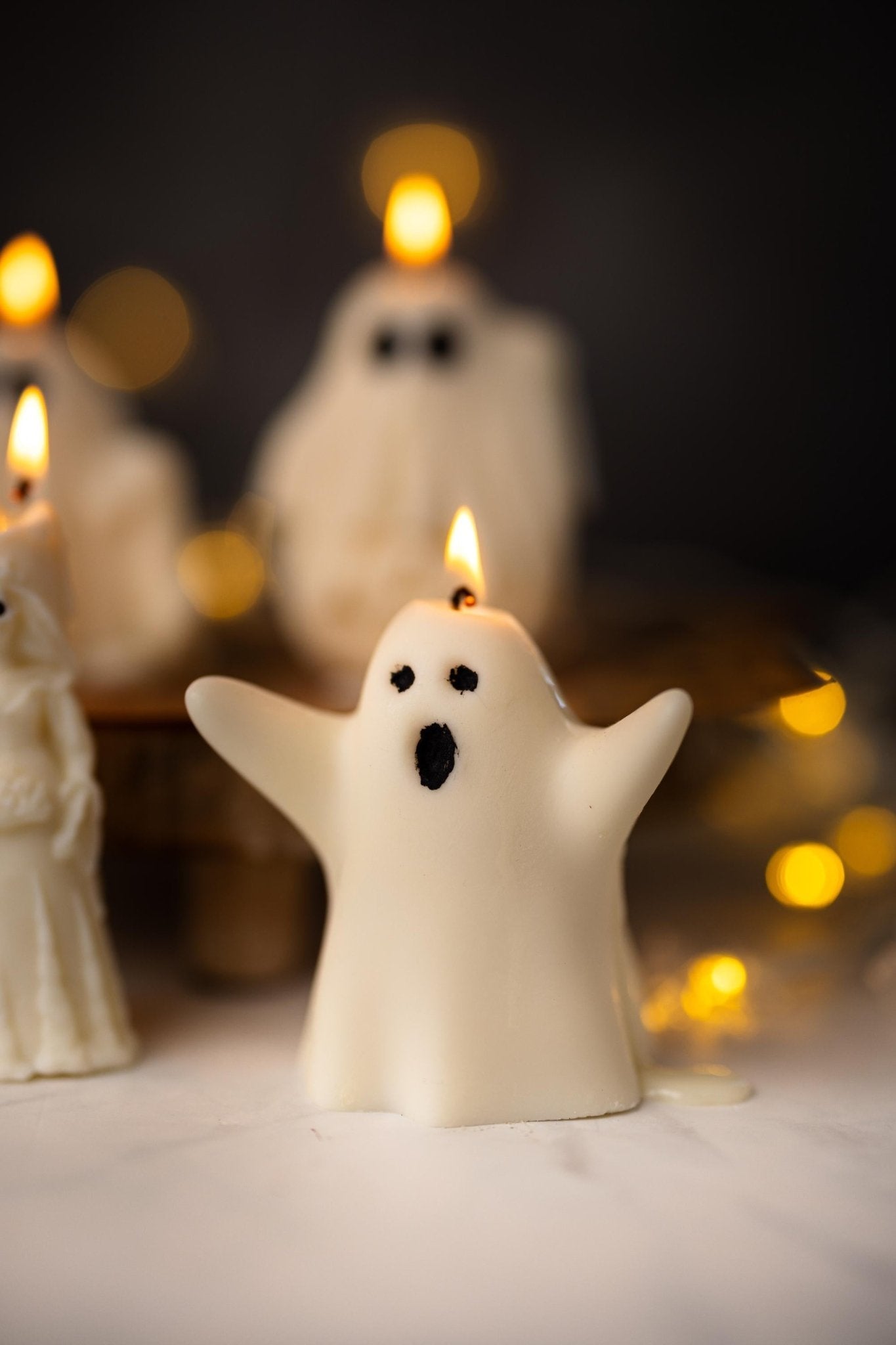 Ghost Candles – Spooky Halloween & Autumn Decor