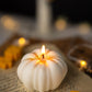 Pumpkin Soy Candle - Fall & Halloween Decor, Pumpkin Shaped, Scented