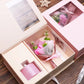New Luxury Gift Set for Woman / Rose Flower Scented Reed Diffusers Set /Self care gift box for her